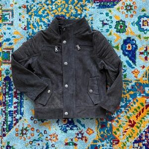 Urban Republic Genuine Leather Moto Jacket – Size 4T